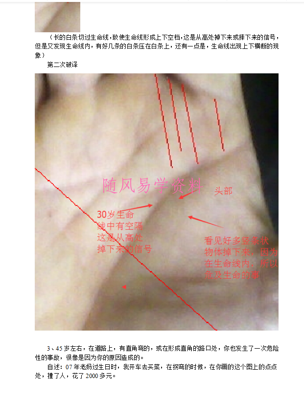 赵洪朋手相网络实例培训内部资料电子版