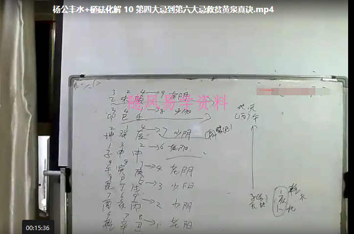 唐法峻 杨公真传三元风水+风水道法化解11个视频