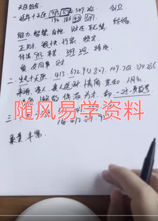 合道‮  成添‬忆数手机号数字组合秘籍视频19集+三秒识人视频23集