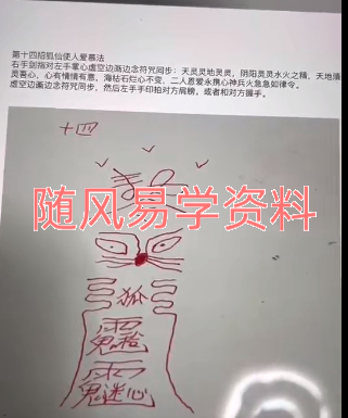 青月秘法-涂山狐仙法视频5集+文档