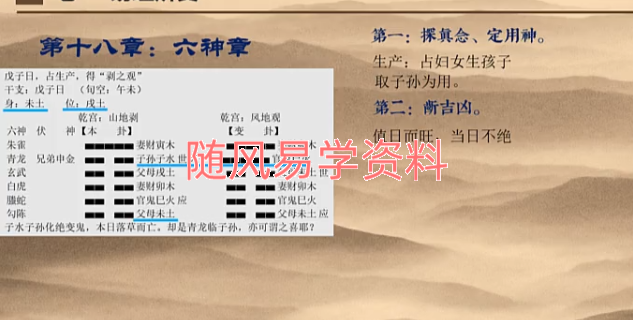 文始道   卜筮正术视频76集