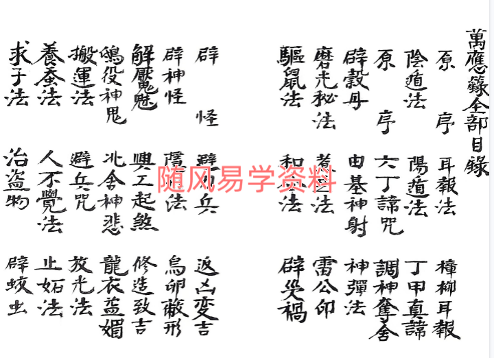 万应籙全部53双页