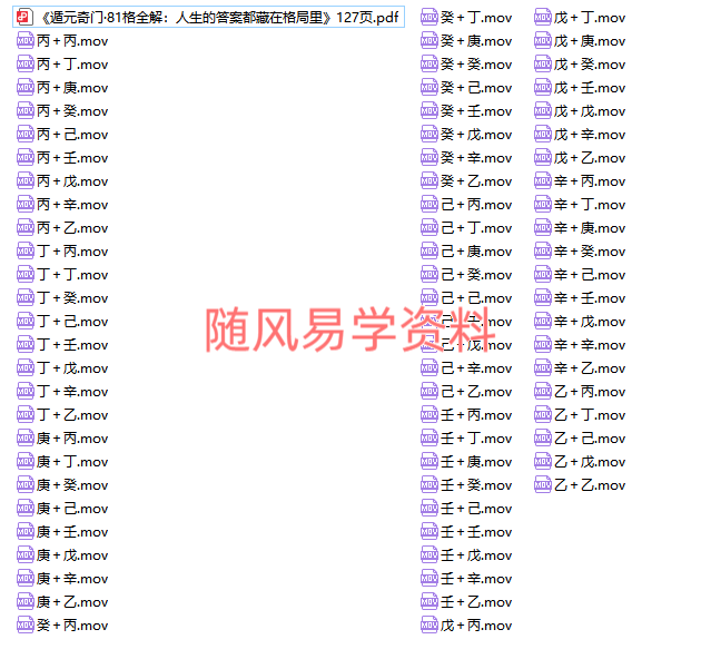 李国弘   遁元奇门·81格全解：人生的答案都藏在格局里视频74集+文档