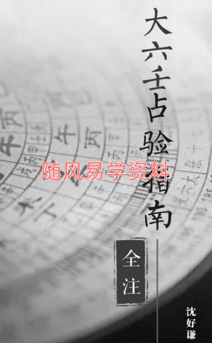 沈好谦   大六壬占验指南全注311页